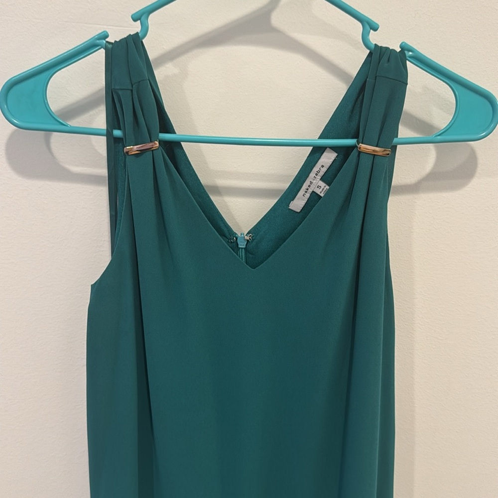 Naked Zebra Green Dress